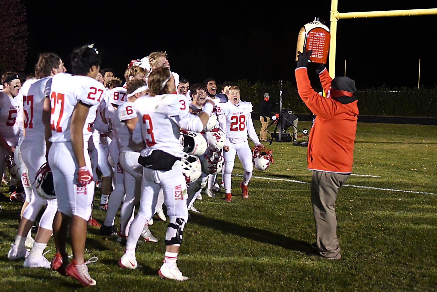 Mankato East v. Mankato West football Jug 1